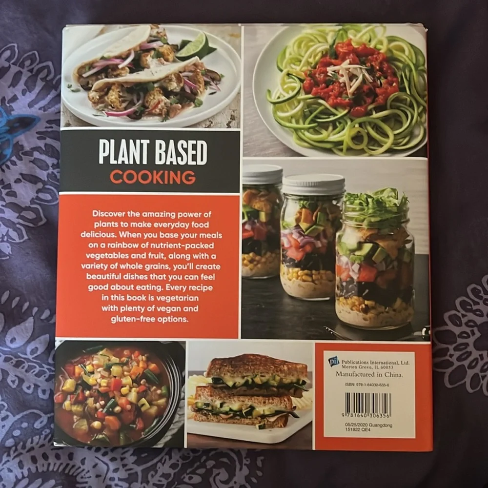 Cookbook Plant Based Cooking